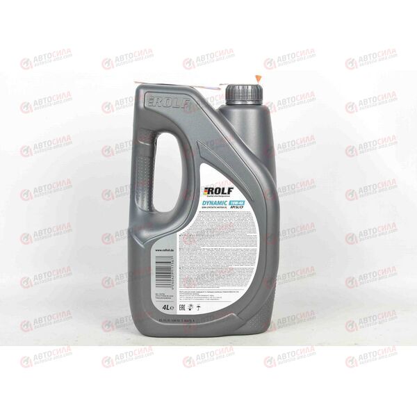 Масло ДВС ROLF 10W40 SL/CF Dynamic 4 л Пластик, Емкость: 4 л, изображение 3