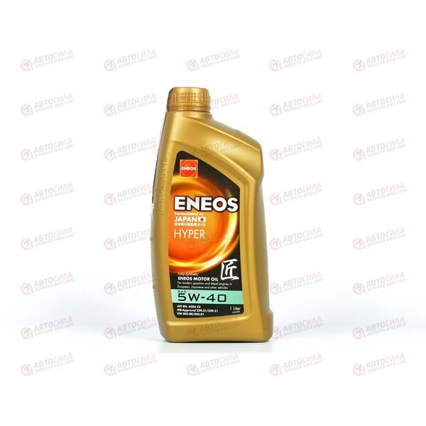 Масло ДВС Eneos 5W40 Hyper API SN ACEA C3 SN 1 л, Емкость: 1 л., изображение 2