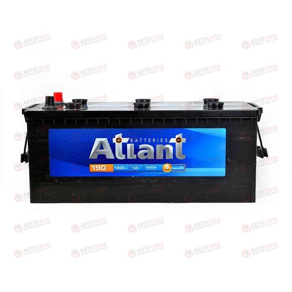 Аккумулятор 190VL ATLANT (L+) (3) EURO (пт 1200)(510х218х225) 2022 год, изображение 2