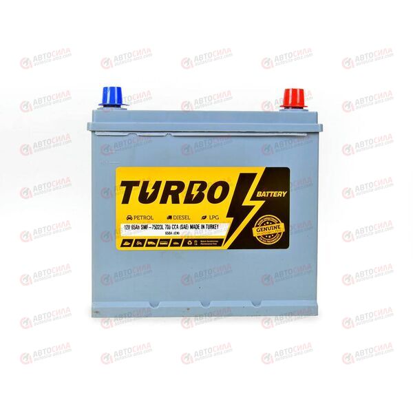 АКБ 65VL TURBO BATTERY ASIA (R+) (0) SMF (пт 650)(235х172х220) ТУРЦИЯ, изображение 2