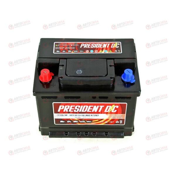 АКБ 60VL PRESIDENT DC (L+) (1) SMF (пт 540)(242х175х190) ТУРЦИЯ, изображение 3