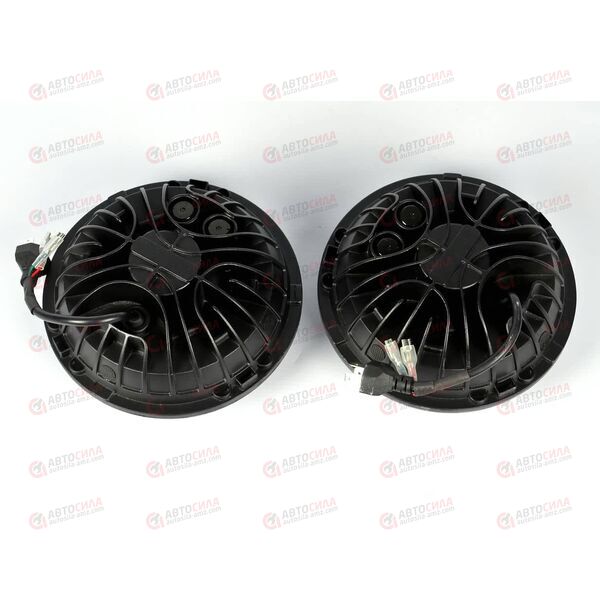 Фара с/диод ВАЗ 2121 60W Halo light Black (2 шт) AV, изображение 2