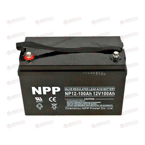 АКБ ИБП NPP 12V/100Ah (L+) (1) SMF (330x171x214/220) (1шт, уп 1 шт), изображение 3