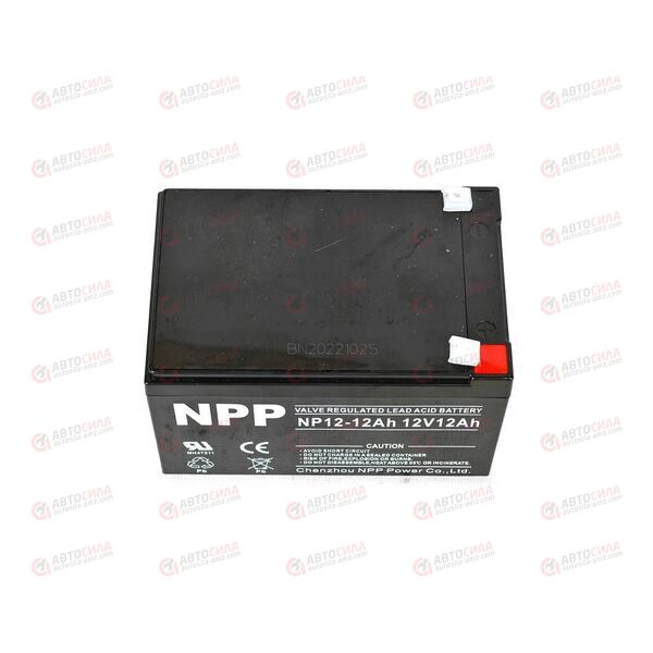 АКБ ИБП NPP 12V/12Ah (L+) (1) SMF (151x98x94/100) (1шт, уп 4 шт), изображение 3