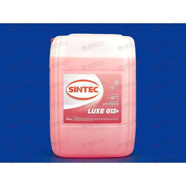 Антифриз SINTEC - 40 град (красный) LUX-OEM G12+ 20 кг, изображение 2