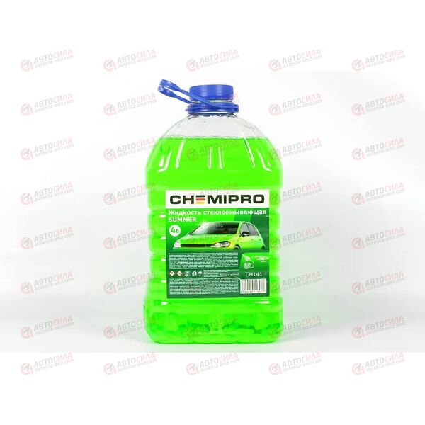 Жидкость в бачок омывателя (лето) Лайм&Мята 4 л CHEMIPRO, изображение 2
