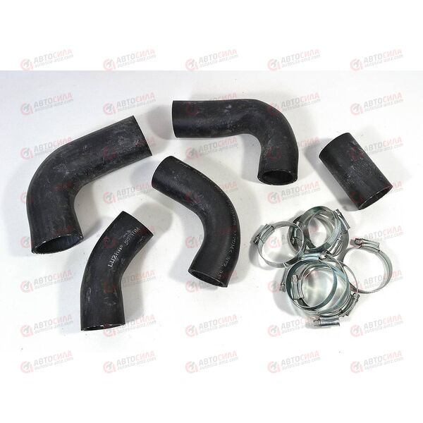Патрубок радиатора 3302 (406) EPDM с хомутами LUZAR, изображение 2