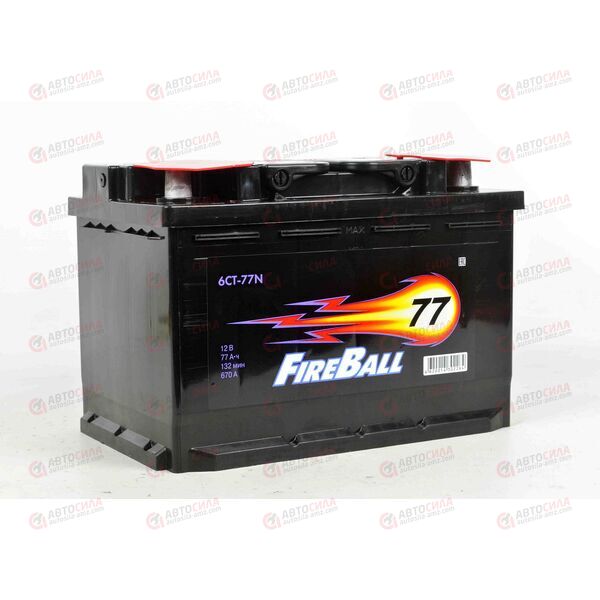 АКБ 77VL FIRE BALL (L+) (1) (пт 670)(278х175х190) 2025 год