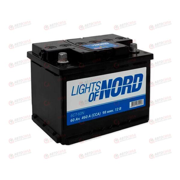 АКБ 60VL LIGHTS OF NORD (R+) (0) (пт 460)(242х175х190) 2025 год
