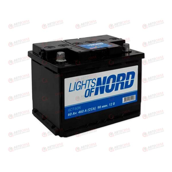 АКБ 60VL LIGHTS OF NORD (L+) (1) (пт 460)(242х175х190) 2025 год