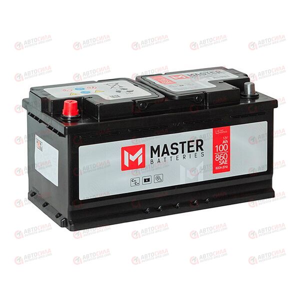 АКБ 100VL MASTER BATTERIES (R+) (0) (пт 800)(353х175х190) 2025 год