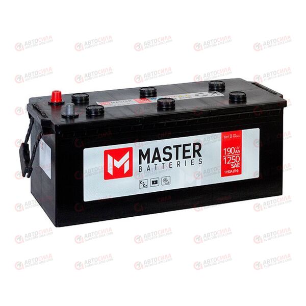 АКБ 190VL MASTER BATTERIES (L+) (3) EURO (пт 1150)(510х218х225) 2024 год